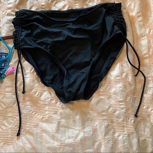 high waisted bikini bottom